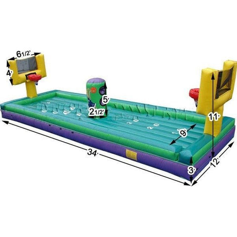 Happy Jump Inflatable Bouncers 11'H Football Basketball Bungee by Happy Jump 781880214939 IG5308 11'H Football Basketball Bungee by Happy Jump SKU# IG5308