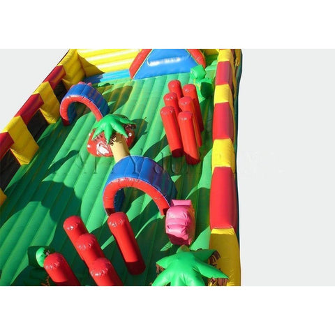 Happy Jump Inflatable Bouncers 12'H Ultimate Playground by Happy Jump 9'H Race Car Track by Happy Jump SKU# IG5451