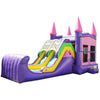Image of Happy Jump Inflatable Bouncers 15'H 5in1 Super Combo Double Lane Princess by Happy Jump 781880277446 CO2184 15'H 5in1 Super Combo Double Lane Princess by Happy Jump SKU# CO2184