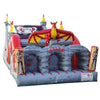Image of Happy Jump Inflatable Bouncers 15'H Dragon's Lair 3 Lane Mega Thrill by Happy Jump 15'H 3 Lane Mega Thrill Sports Theme by Happy Jump SKU# IG5252