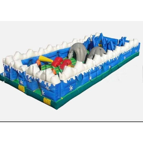 Happy Jump Inflatable Bouncers 16'H The Penguins Course (3 Pieces) by Happy Jump 20'H Leopard Slide by Happy Jump SKU XL8142