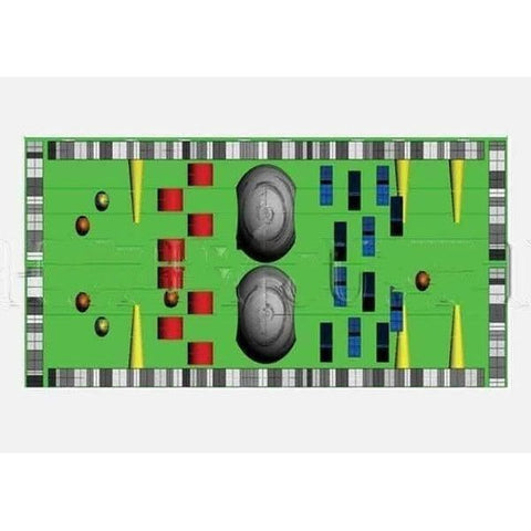 Happy Jump Inflatable Bouncers 16'H The Penguins Course (3 Pieces) by Happy Jump 781880268970 XL8151 20'H Leopard Slide by Happy Jump SKU XL8142