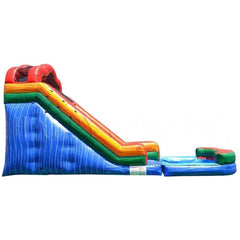 18'H Water Slide Marble by Happy Jump
