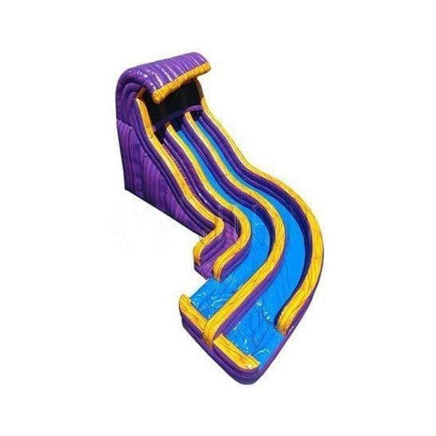 Happy Jump Inflatable Bouncers 19'H Aqua Purple Water Slide by Happy Jump 781880267324 WS4455 19'H Aqua Purple Water Slide by Happy Jump SKU WS4455