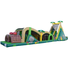 Happy Jump Inflatable Bouncers 20'H Extreme Rush Obstacle Course Tropical by Happy Jump 781880252559 IG5241 20'H Extreme Rush Obstacle Course Tropical by Happy Jump SKU#IG5241