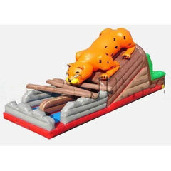 20'H Leopard Slide by Happy Jump