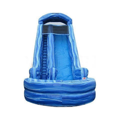 22'H Blue Marble Water Slide by Happy Jump