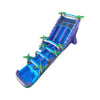 Image of Happy Jump Inflatable Bouncers 22'H Double Bay Water Slide With Slip & Slide Pool by Happy Jump WS4153 22'H Double Lane Water Slide Primary Colors by Happy Jump SKU# WS4152