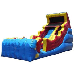 Happy Jump Inflatable Bouncers 22'H Mungo Surf Slide Wet & Dry - Primary Colors by Happy Jump 781880260158 WS4141 22'H Mungo Surf Slide Wet & Dry Primary Colors Happy Jump SKU# WS4141