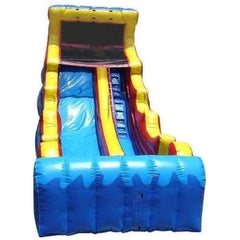 22'H Mungo Surf Slide Wet & Dry - Primary Colors by Happy Jump