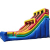 Image of Happy Jump Inflatable Bouncers 24'H Double Lane Slide by Happy Jump 18'H Double Drop Wet & Dry - Primary by Happy Jump SKU# WS4122