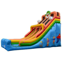 24'H Double Lane Slide - Circus by Happy Jump