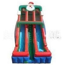Happy Jump Inflatable Bouncers 24'H Santa Double Lane Slide by Happy Jump 781880247845 SL3164 24'H Santa Double Lane Slide by Happy Jump SKU# SL3164