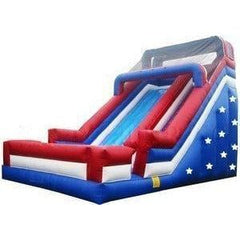 Happy Jump Inflatable Bouncers 24'H Single Lane Slide - Patriotic by Happy Jump 781880247852 SL3167 24'H Single Lane Slide - Patriotic by Happy Jump SKU# SL3167