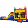 Image of Happy Jump Inflatable Bouncers 5 in 1 Super Combo Double Lane by Happy Jump 781880271208 CO2181 5 in 1 Super Combo Double Lane by Happy Jump SKU# CO2181