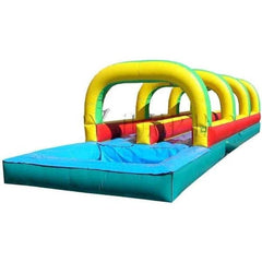 8'H Slip and Slide - Double Lane w Pool by Happy Jump