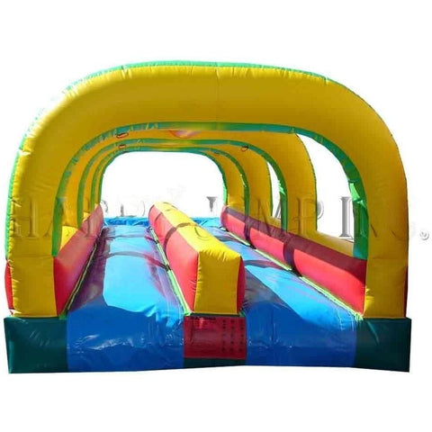 Happy Jump Inflatable Bouncers 8'H Slip and Slide - Double Lane w Pool by Happy Jump WS4303 8'H Slip and Slide - Double Lane by Happy Jump SKU# WS4302