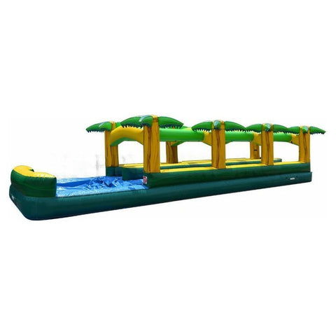 Happy Jump Inflatable Bouncers 9'H Hawaiian Slip & Slide Double Lane w Pool by Happy Jump 781880279372 WS4313 9'H Hawaiian Slip & Slide Double Lane w Pool by Happy Jump SKU WS4313