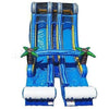 Image of Happy Jump Inflatable Bouncers Blazer Wave (18' Water Slide) by Happy Jump WS4160 22'H Blue Splash Water Slide by Happy Jump SKU# WS8722
