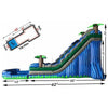 Image of Happy Jump Inflatable Bouncers Blue Bay Water Slide (22' Double) by Happy Jump 22' Double Bay Water Slide by Happy Jump SKU# WS4150