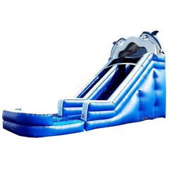 Happy Jump Inflatable Bouncers Dolphin Splash (18’ water slide) by Happy Jump 781880260011 WS4137 Dolphin Splash (18’ water slide) by Happy Jump SKU# WS4137