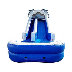 Dolphin Splash (18’ water slide) by Happy Jump