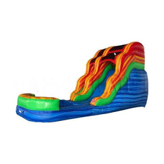 Happy Jump Inflatable Bouncers Double Wave (16' Water Slide) by Happy Jump 781880253464 WS4107 Double Wave (16' Water Slide) by Happy Jump SKU# WS4107