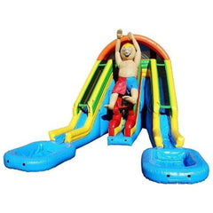 Happy Jump Inflatable Bouncers Raging Rapids 22' Water Slide W/ Character by Happy Jump 781880266969 WS4401 Raging Rapids 22' Water Slide W/ Character by Happy Jump SKU WS4401