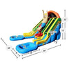 Image of Happy Jump Inflatable Bouncers Raging Rapids 22' Water Slide W/ Character by Happy Jump 781880266969 WS4401 Raging Rapids 22' Water Slide W/ Character by Happy Jump SKU WS4401