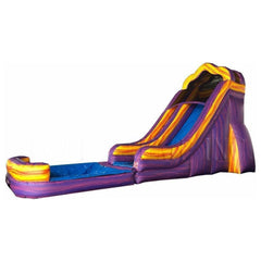 20'H Purple Bay Water Slide by Happy Jump