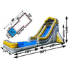 Image of Happy Jump Water Parks & Slides 20'H Toxic Wave Water Slide by Happy Jump 781880260929 WS4167 20'H Toxic Wave Water Slide by Happy Jump SKU# WS4167