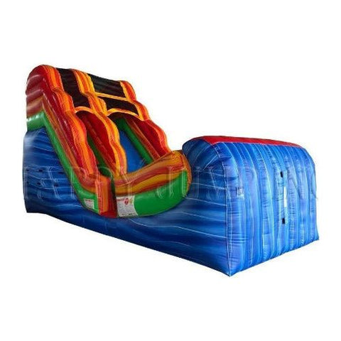 Happy Jump Wet N Dry Combos Blue Wave (16' Wet & Dry Slide) by Happy Jump WS4117 Blue Wave (16' Wet & Dry Slide) by Happy Jump SKU# WS4117