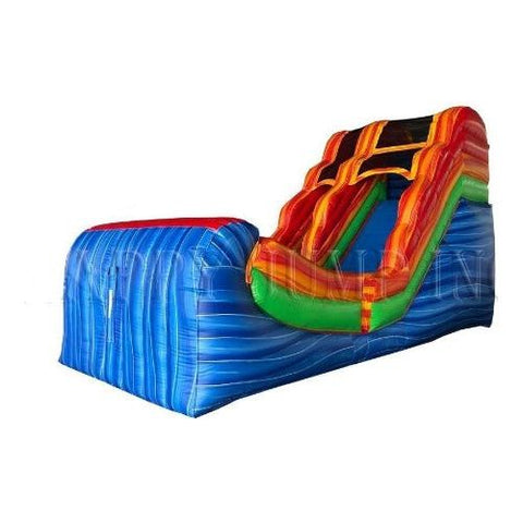 Happy Jump Wet N Dry Combos Blue Wave (16' Wet & Dry Slide) by Happy Jump WS4117 Blue Wave (16' Wet & Dry Slide) by Happy Jump SKU# WS4117