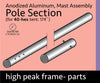 Image of Center Mast Assembly for 40' Hexagon High Peak Frame Tent