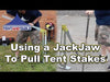 Image of JackJaw Model 308 Commercial Tent Stake Puller - Tent Stake Extractor