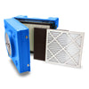 Image of B-Air RA-650 ⅓ HP 3-Stage HEPA Air Purifier Scrubber: blue