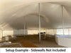 Image of 60' x 150' Premium Sectional Canopy Pole Party Tent - White