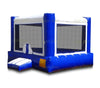 Image of Inflatable Bounce Houses Blue & White Moonwalk is an inflatable bounce house for sale and customization options available, Buy yours today.