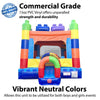 Image of 14.5'H Crossover Building Block Bounce House with Blower by POGO