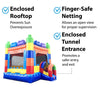 Image of 14.5'H Crossover Building Block Bounce House with Blower by POGO