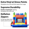 Image of 14.5'H Crossover Building Block Bounce House with Blower by POGO