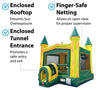 Image of Green Marble Modular Bounce House with Blower