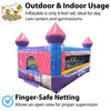 Image of Junior Pink Castle Indoor Bounce House with Blower