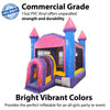 Image of 10'H Compact Kids Pink Bounce House with Blower by POGO