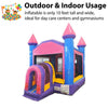 Image of 10'H Compact Kids Pink Bounce House with Blower by POGO