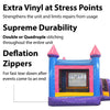 Image of 10'H Compact Kids Pink Bounce House with Blower by POGO
