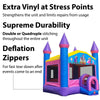 Image of Pink Princess Dream Bounce House with Blower