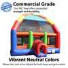 Image of 22' x 22' Big Bubba Giant Rainbow Bounce House with Blower