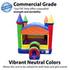 Image of Rainbow Castle Inflatable Bounce House with Blower