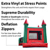 Image of Red Marble Modular Bounce House with Blower